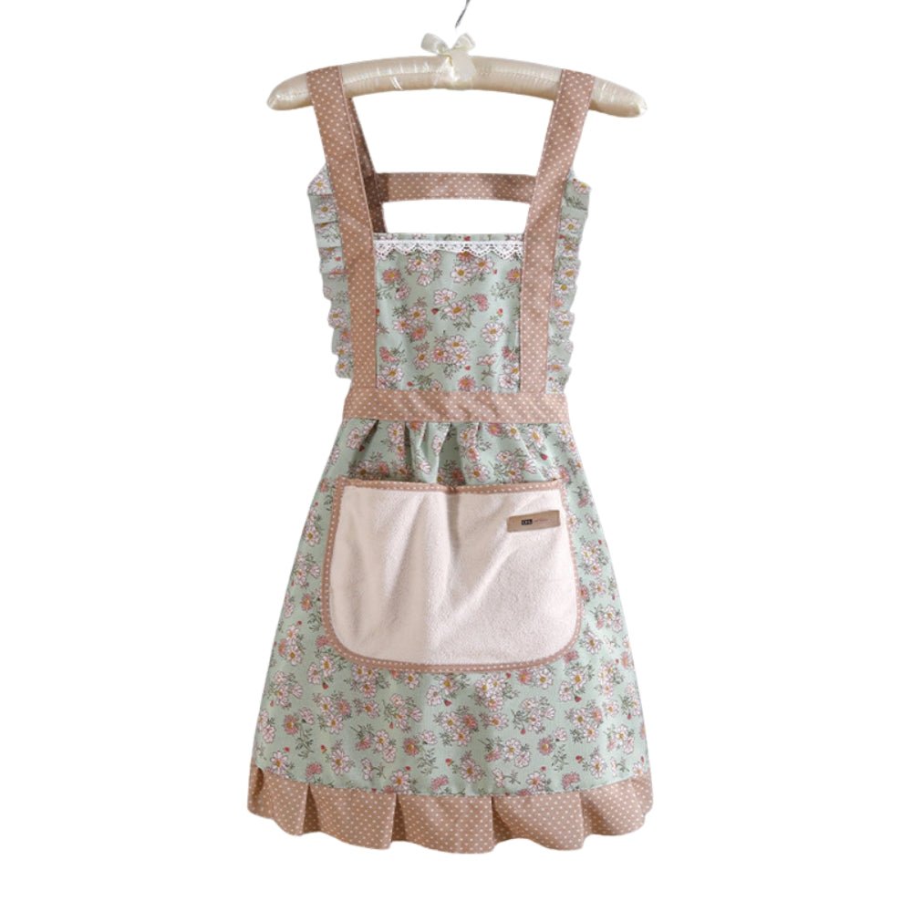 Virelle Maison - Tablier de cuisine en coton fleuri, imperméable | Virelle Maison