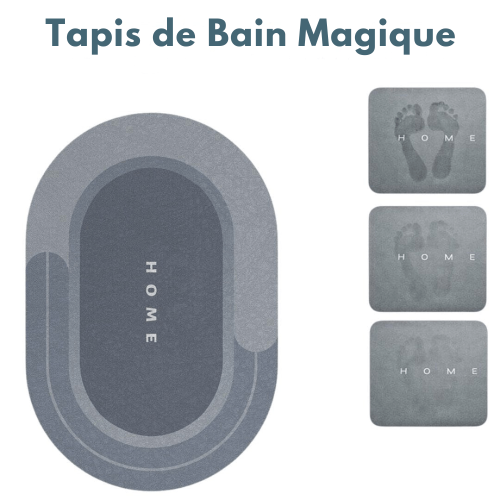 Virelle Maison - Tapis de bain absorbant en mousse texturée antidérapante | Virelle Maison