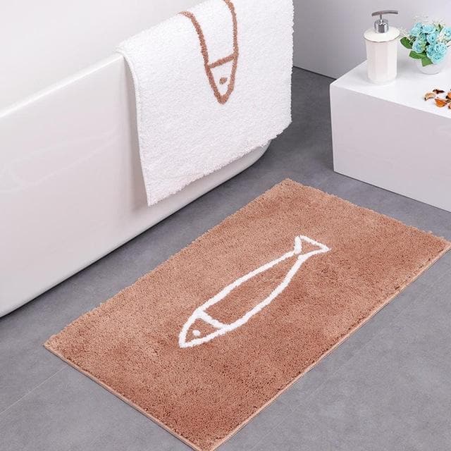 Virelle Maison - Tapis de bain en chenille ultra douce avec base antidérapante | Virelle Maison