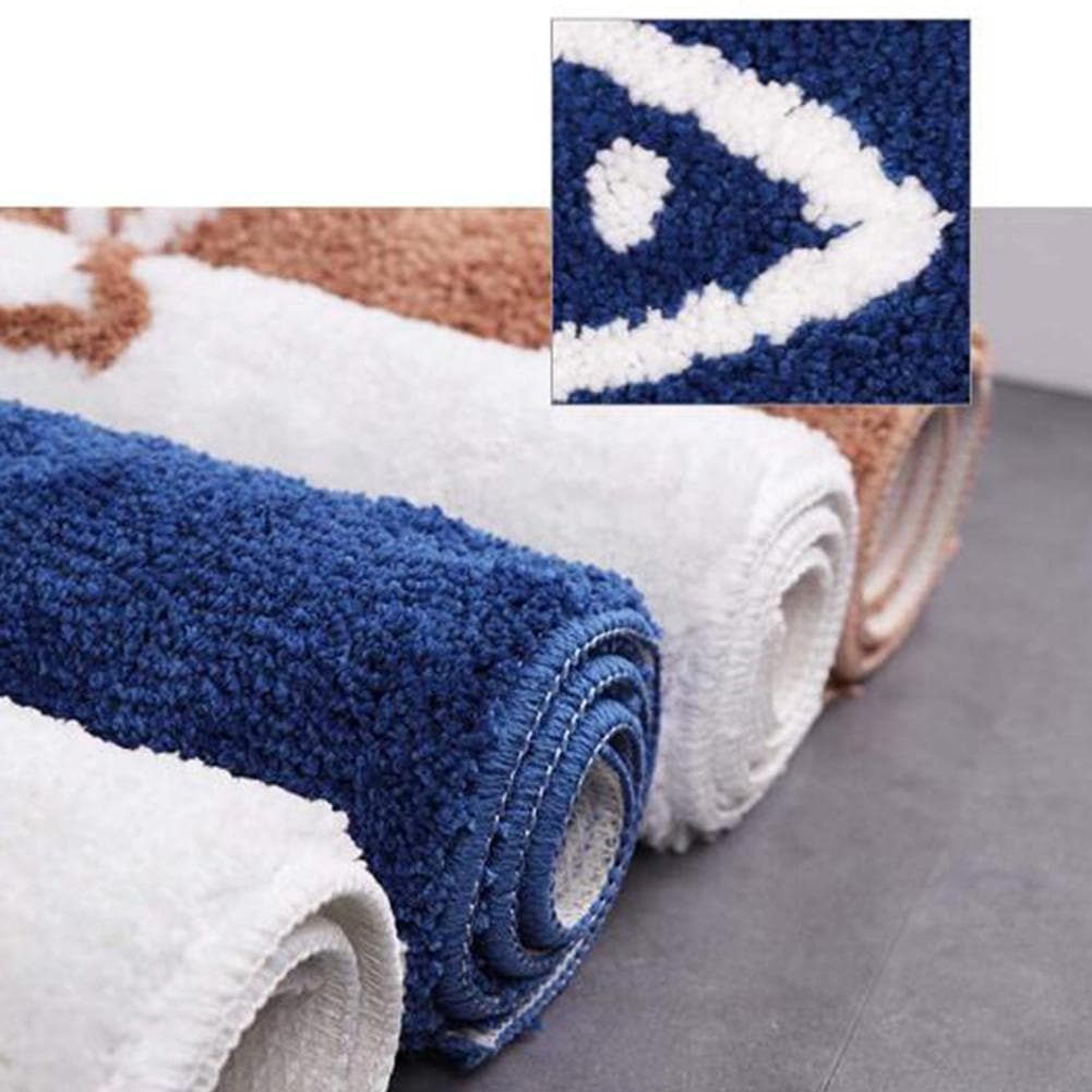 Virelle Maison - Tapis de bain en chenille ultra douce avec base antidérapante | Virelle Maison