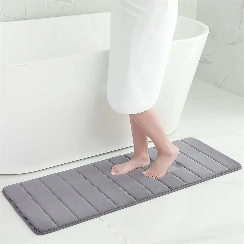 Virelle Maison - Tapis de bain en microfibre texturée | Virelle Maison