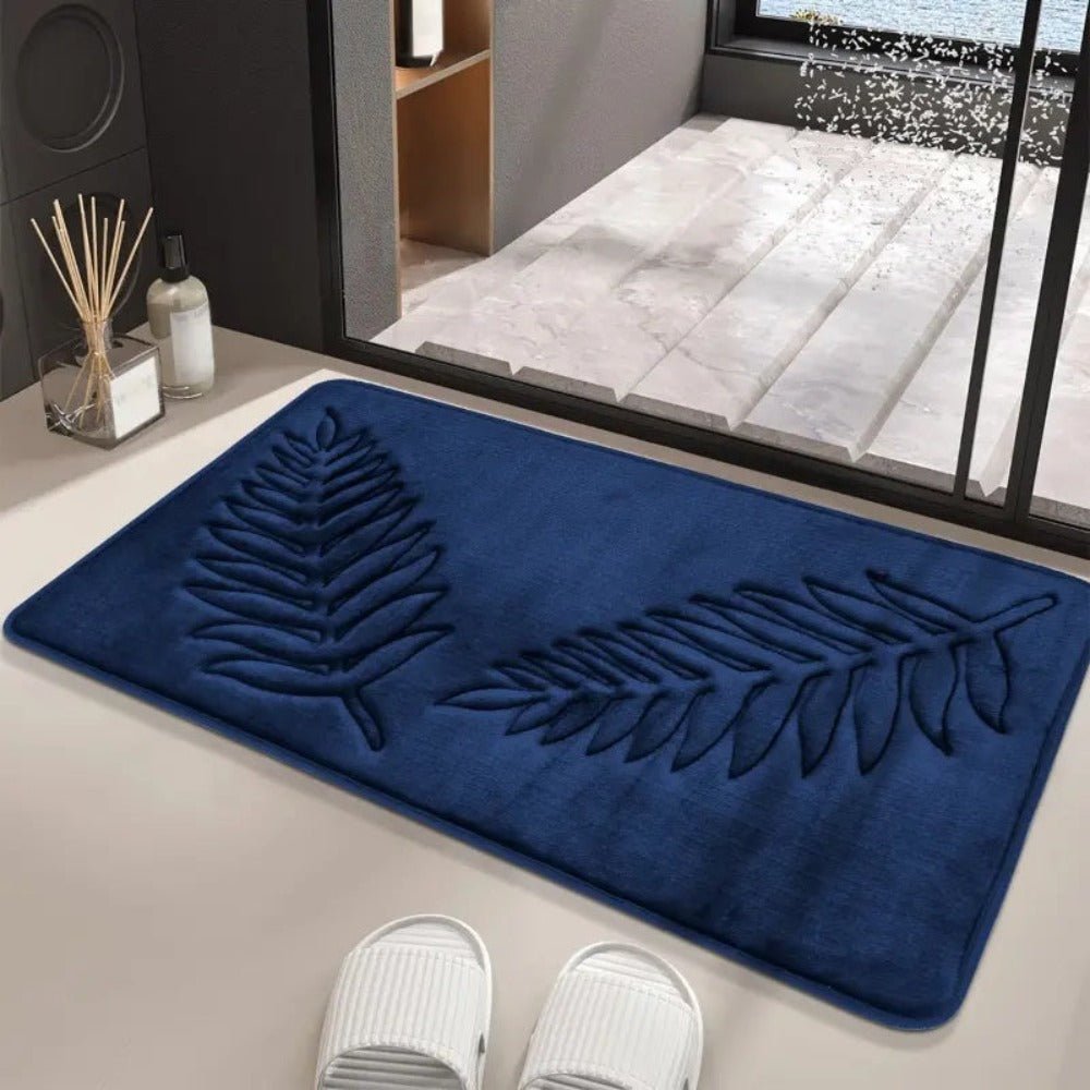 Virelle Maison - Tapis de bain en mousse à mémoire de forme – Surface veloutée absorbante | Virelle Maison