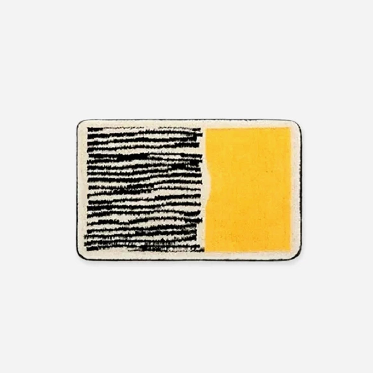 Virelle Maison - Tapis de bain en polyester à motif abstrait antidérapant | Virelle Maison