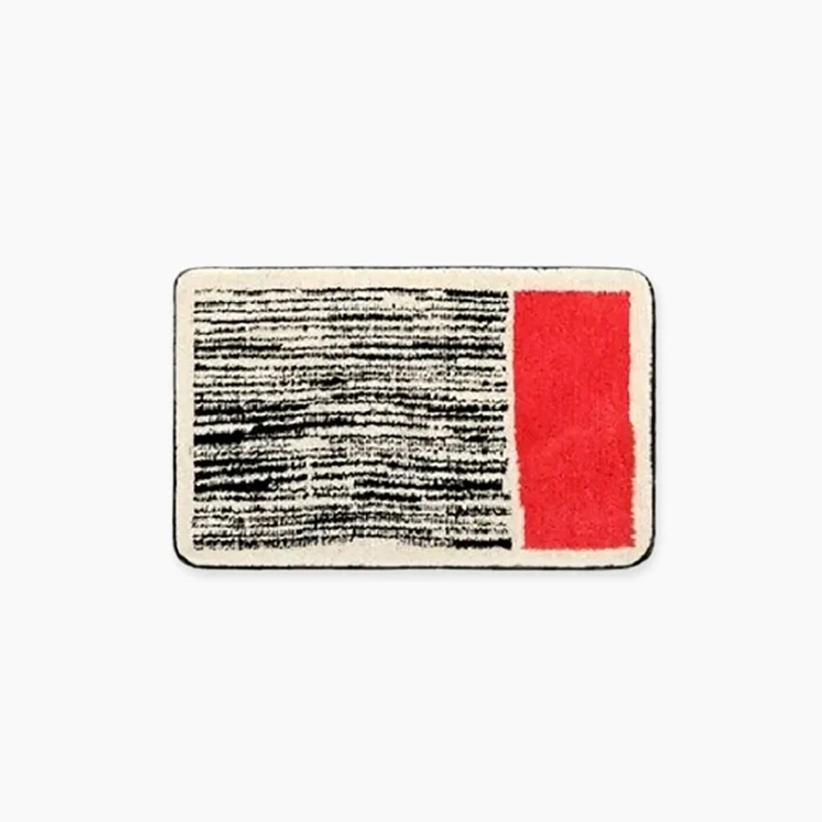 Virelle Maison - Tapis de bain en polyester à motif abstrait antidérapant | Virelle Maison