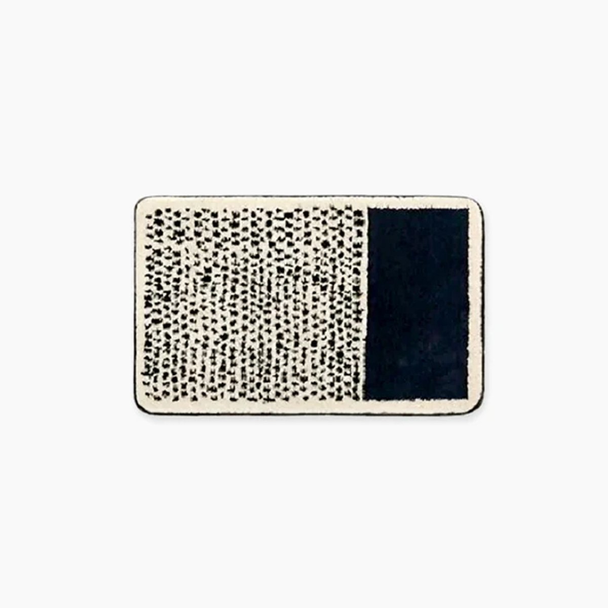 Virelle Maison - Tapis de bain en polyester à motif abstrait antidérapant | Virelle Maison