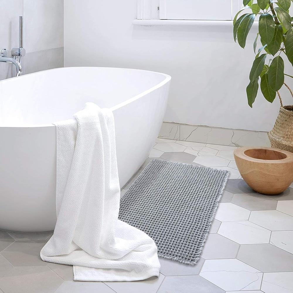 Virelle Maison - Tapis de bain gaufré absorbant | Virelle Maison