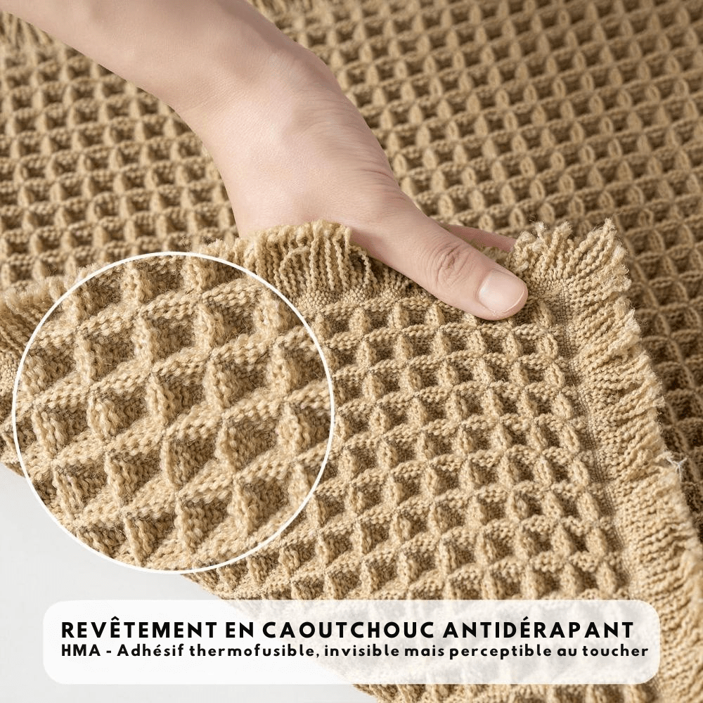 Virelle Maison - Tapis de bain gaufré absorbant | Virelle Maison