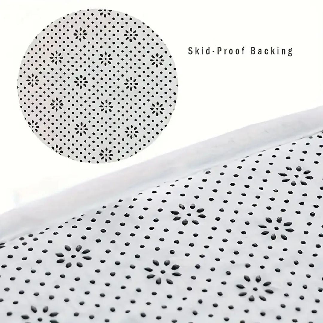 Virelle Maison - Tapis de cuisine anti - fatigue en microfibre douce, imprimé floral | Virelle Maison