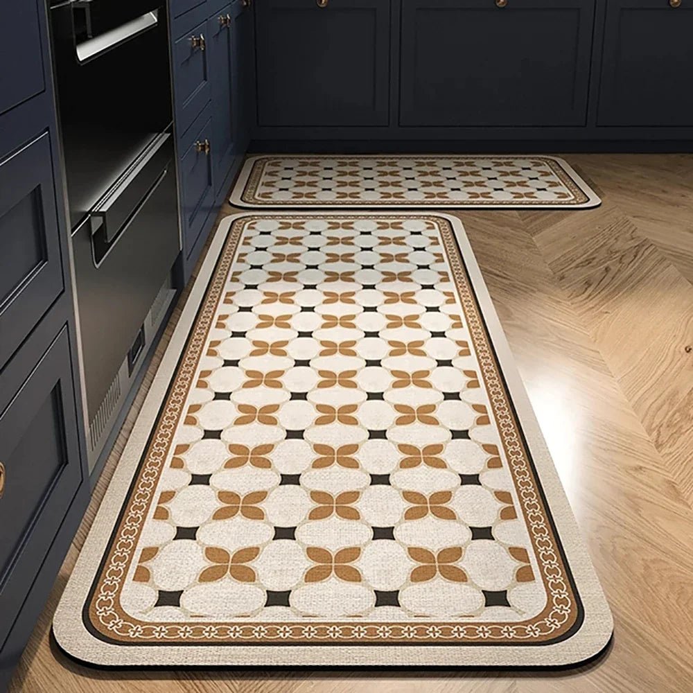 Virelle Maison - Tapis de cuisine antidérapant en textile texturé | Virelle Maison
