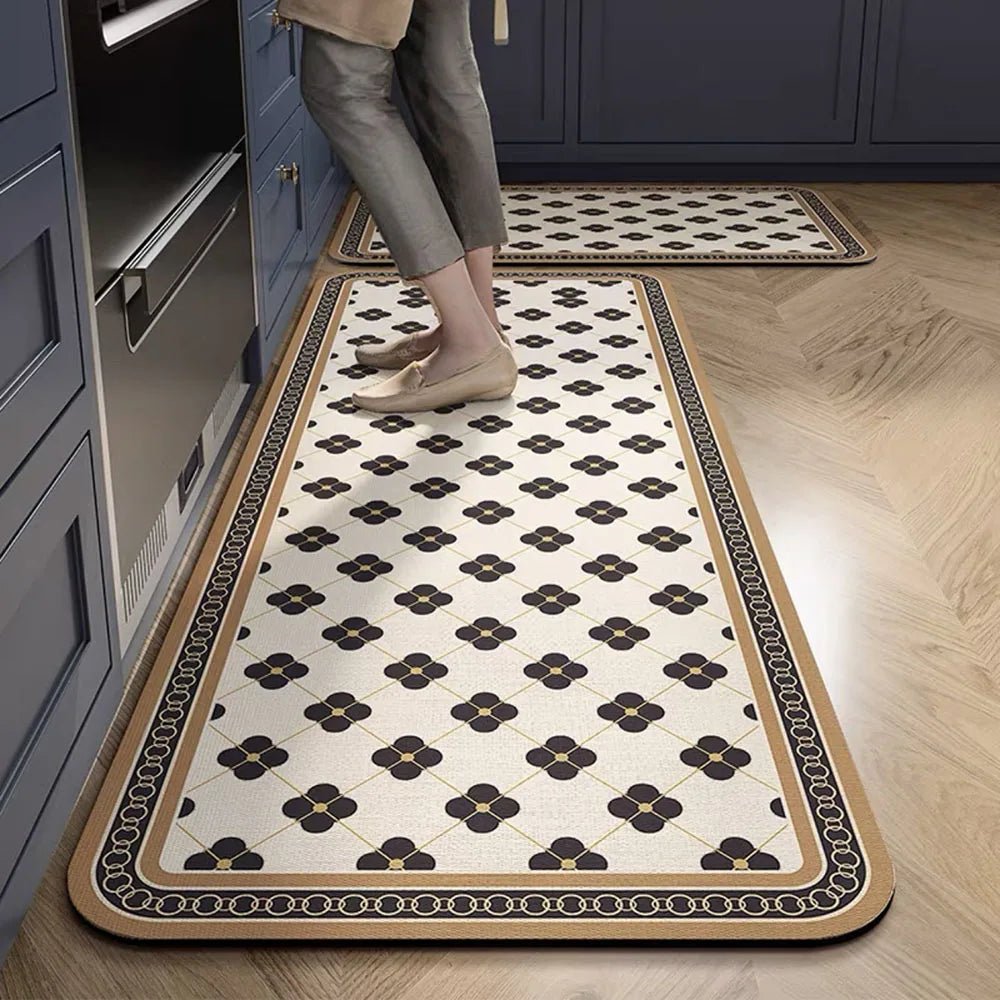 Virelle Maison - Tapis de cuisine antidérapant en textile texturé | Virelle Maison