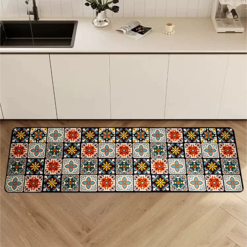 Virelle Maison - Tapis de cuisine antidérapant en textile texturé | Virelle Maison
