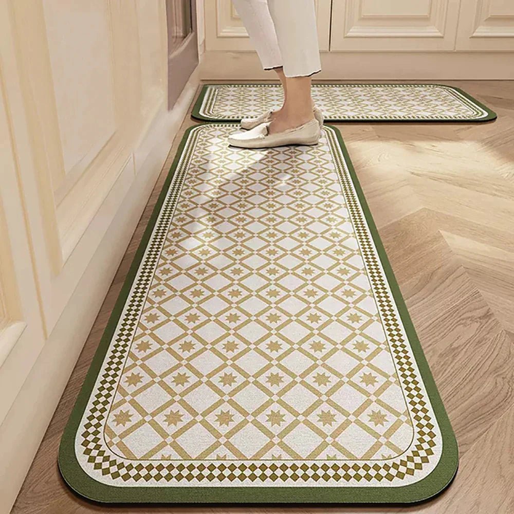 Virelle Maison - Tapis de cuisine antidérapant en textile texturé | Virelle Maison