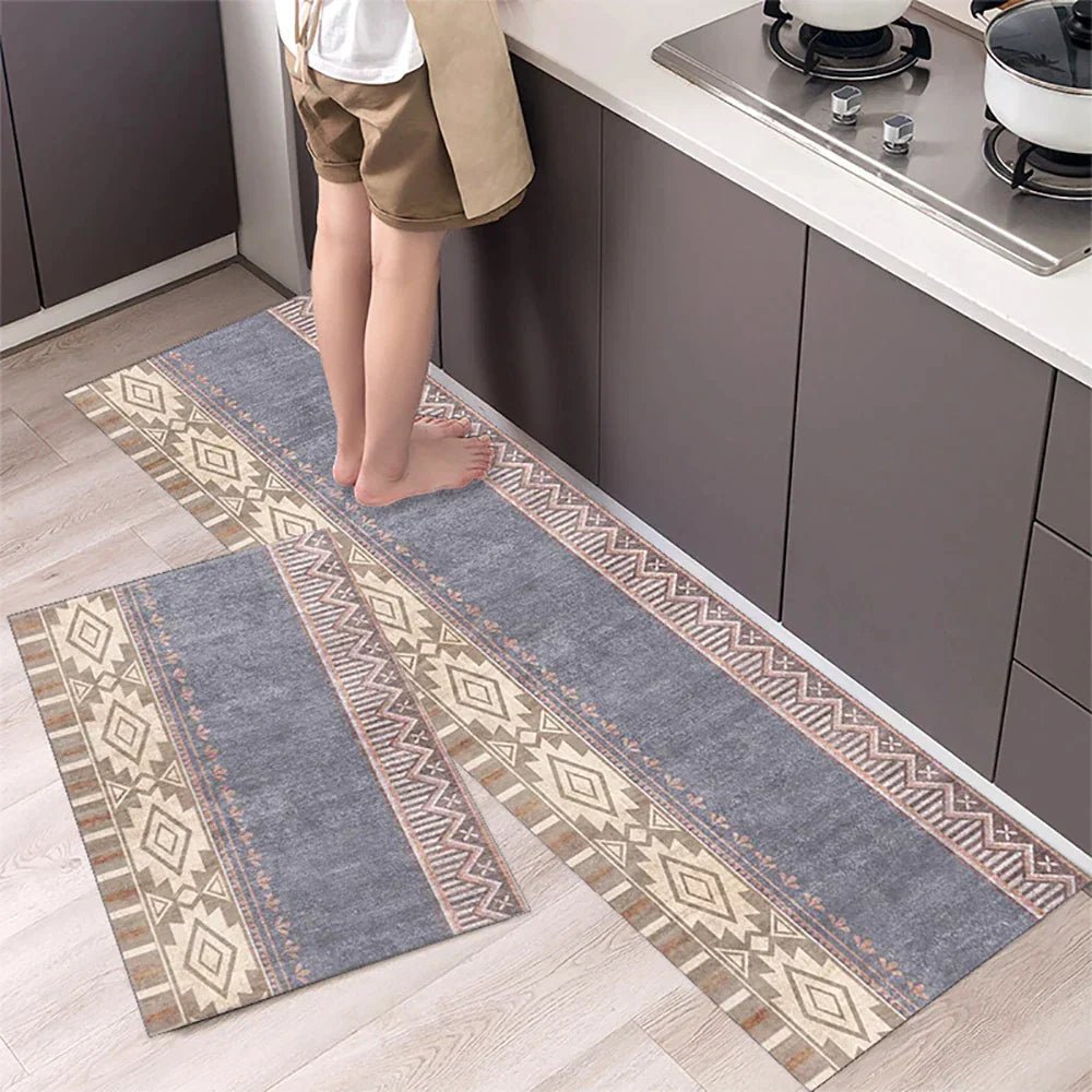 Virelle Maison - Tapis de cuisine antidérapant en textile texturé | Virelle Maison