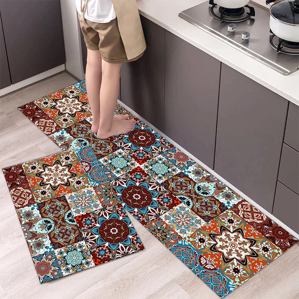Virelle Maison - Tapis de cuisine antidérapant en textile texturé | Virelle Maison