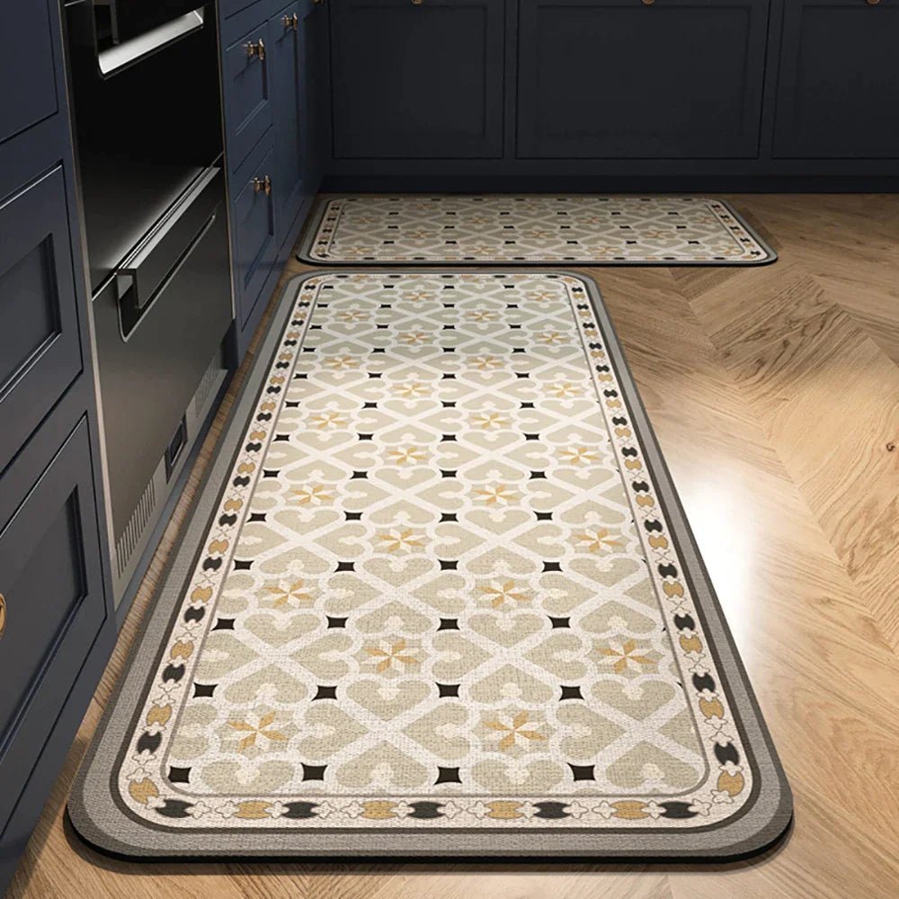 Virelle Maison - Tapis de cuisine antidérapant en textile texturé | Virelle Maison