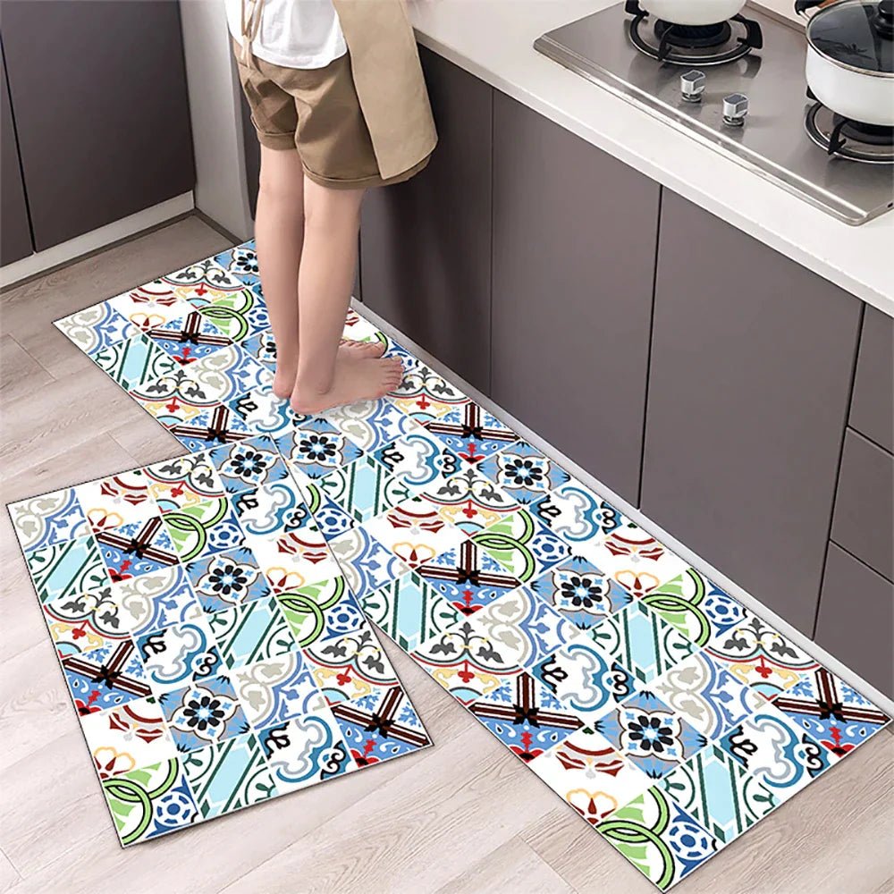 Virelle Maison - Tapis de cuisine antidérapant en textile texturé | Virelle Maison