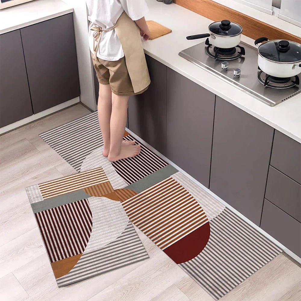 Virelle Maison - Tapis de cuisine antidérapant en textile texturé | Virelle Maison