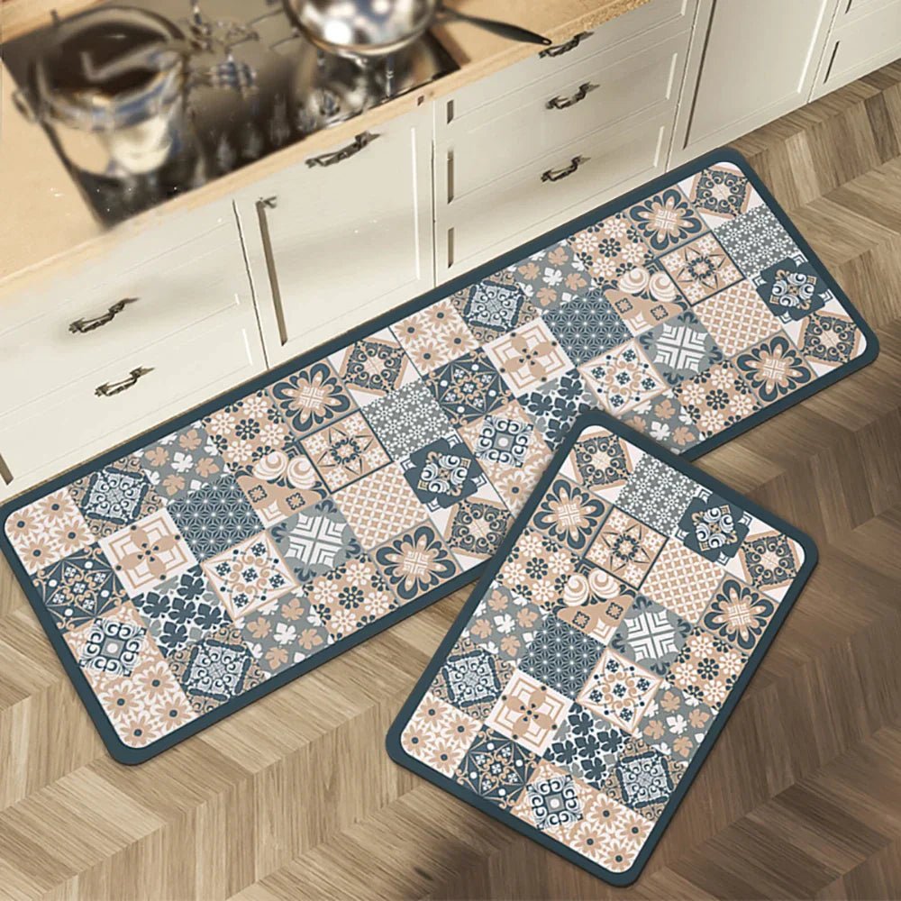Virelle Maison - Tapis de cuisine antidérapant en textile texturé | Virelle Maison