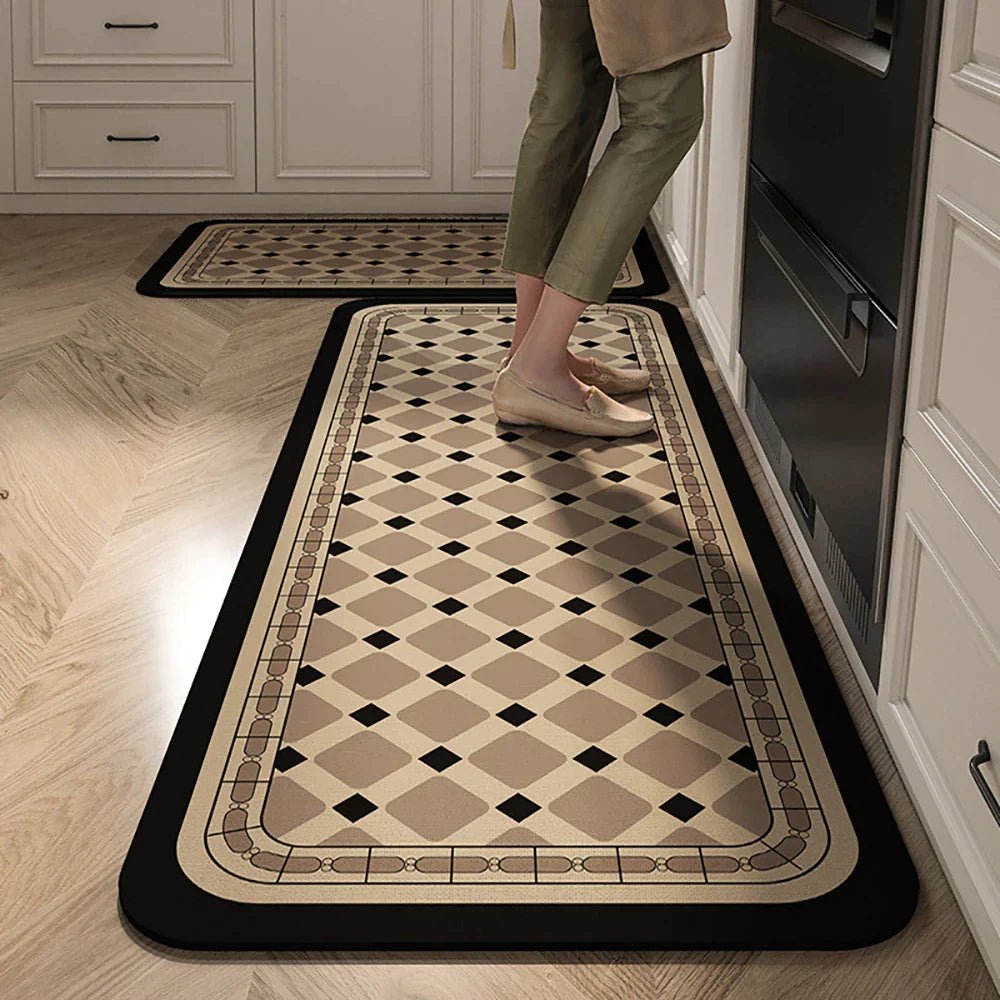 Virelle Maison - Tapis de cuisine antidérapant en textile texturé | Virelle Maison