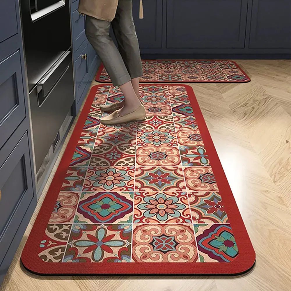 Virelle Maison - Tapis de cuisine antidérapant en textile texturé | Virelle Maison