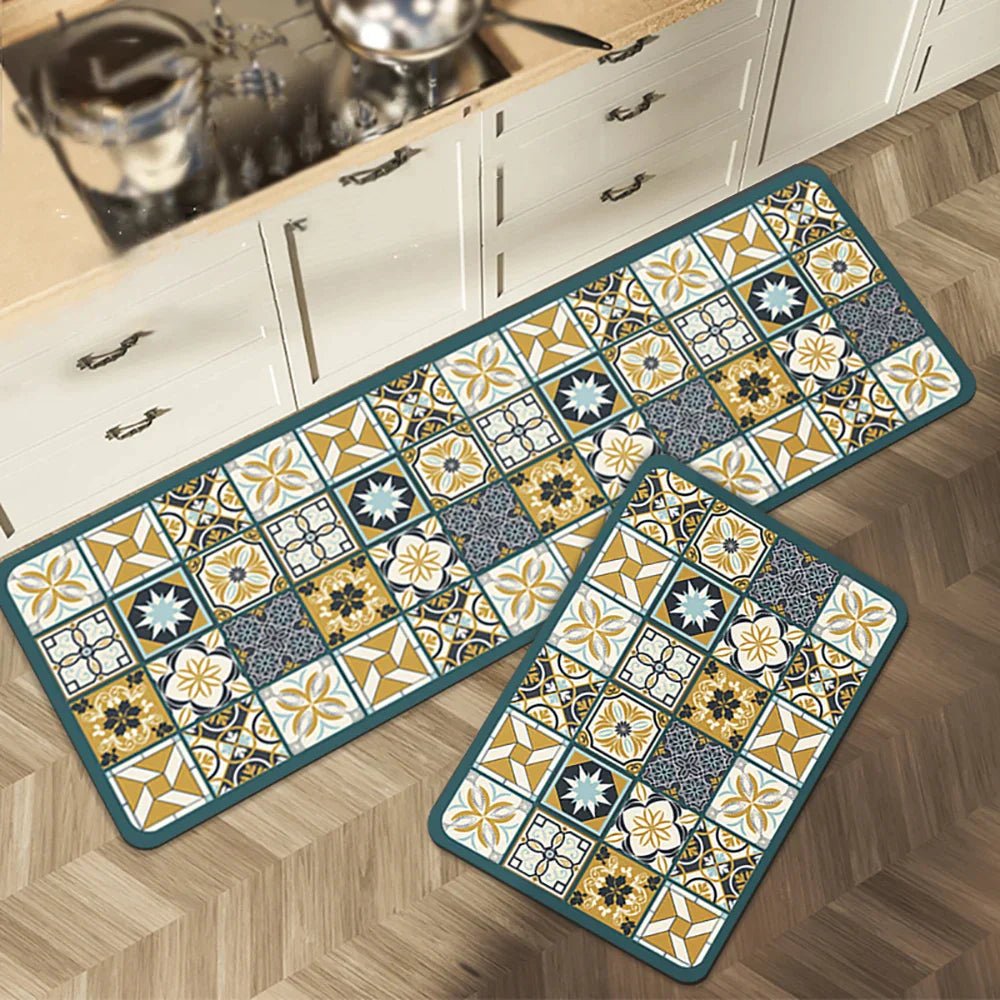 Virelle Maison - Tapis de cuisine antidérapant en textile texturé | Virelle Maison