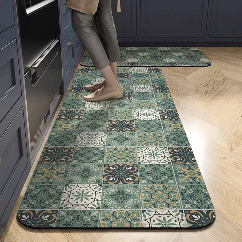 Virelle Maison - Tapis de cuisine antidérapant en textile texturé | Virelle Maison