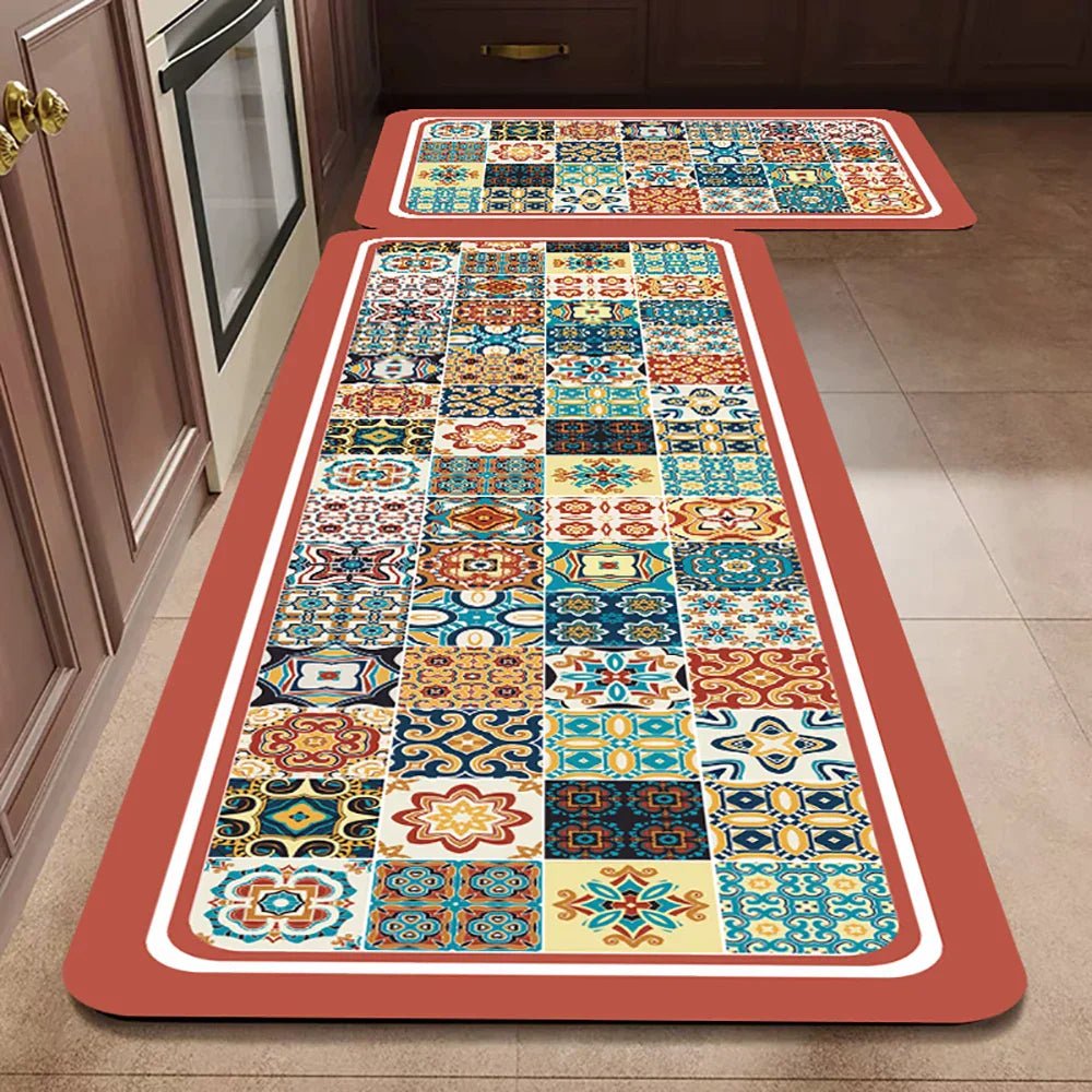 Virelle Maison - Tapis de cuisine antidérapant en textile texturé | Virelle Maison