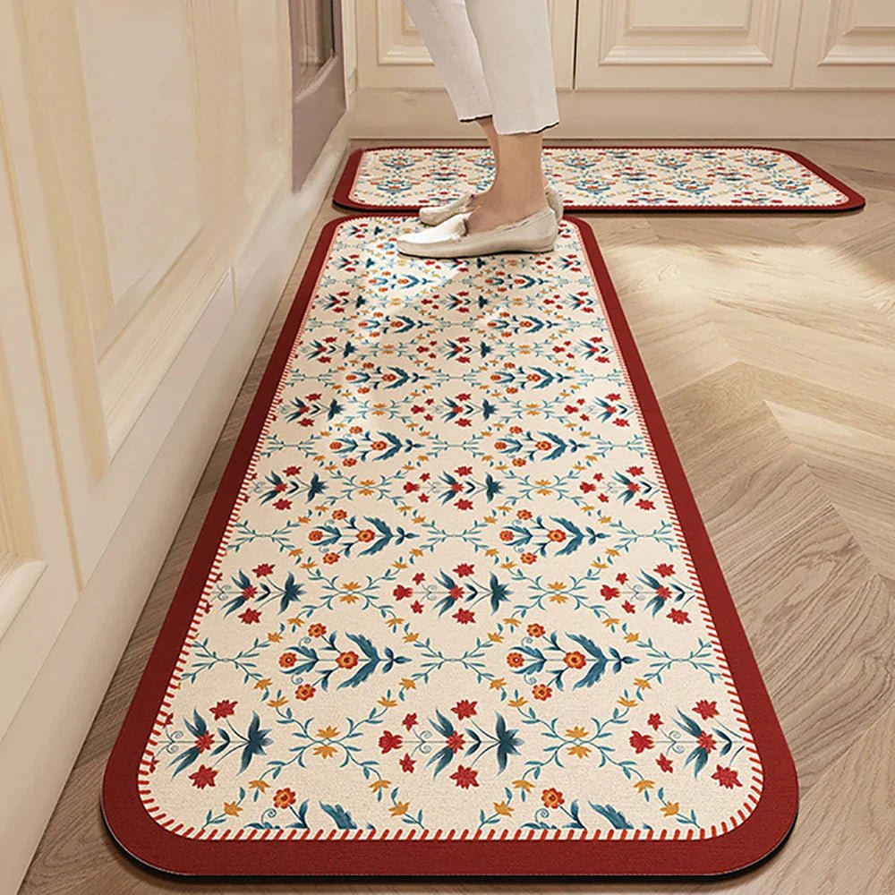 Virelle Maison - Tapis de cuisine antidérapant en textile texturé | Virelle Maison