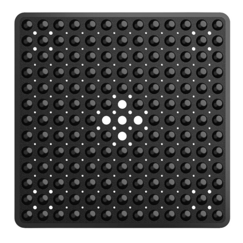 Virelle Maison - Tapis de douche carré antidérapant en PVC texturé | Virelle Maison