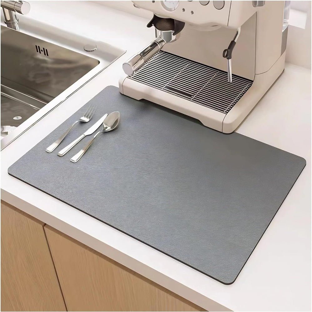 Virelle Maison - Tapis d’égouttage absorbant en diatomite texturée | Virelle Maison