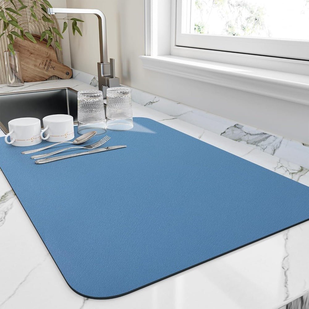 Virelle Maison - Tapis d’égouttage absorbant en diatomite texturée | Virelle Maison