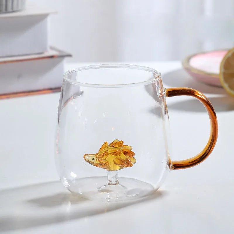 Virelle Maison - Tasse en verre borosilicate avec motif animal 3D | Virelle Maison