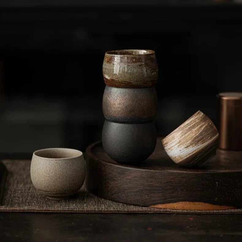 Virelle Maison - Tasses à espresso en céramique artisanale émaillée | Virelle Maison