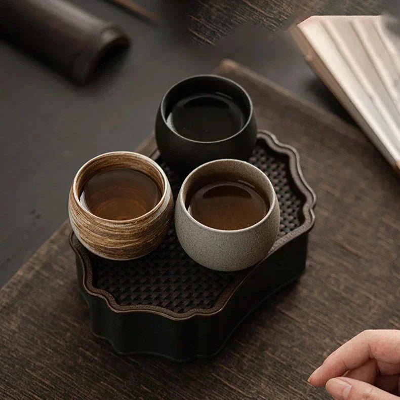 Virelle Maison - Tasses à espresso en céramique artisanale émaillée | Virelle Maison