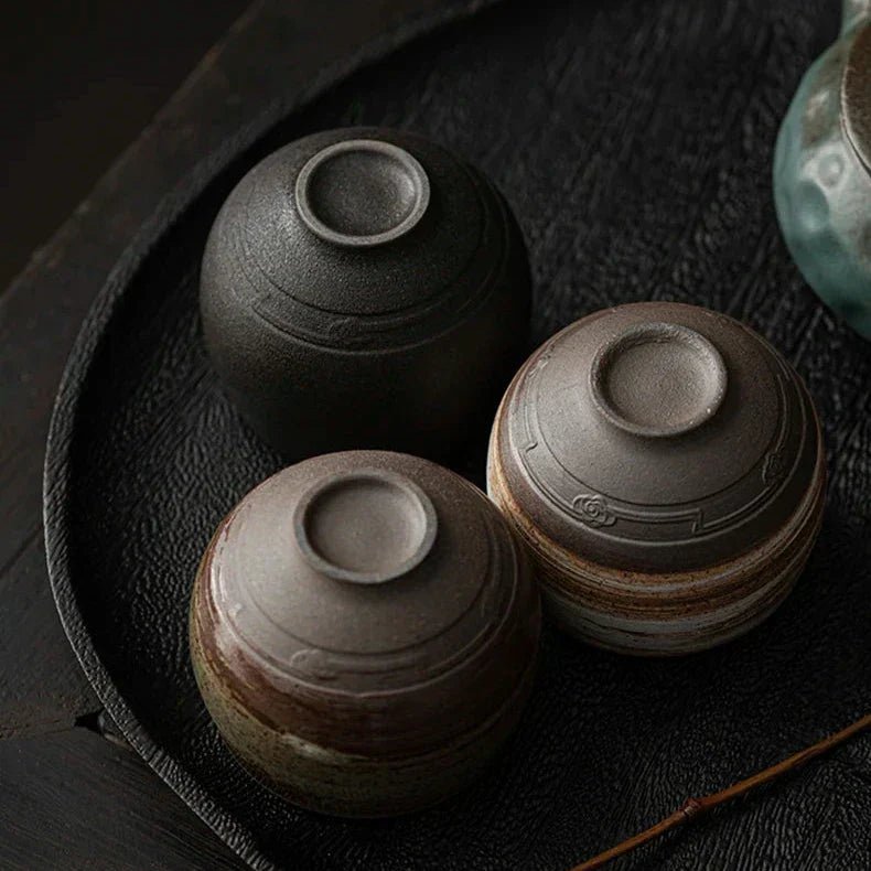 Virelle Maison - Tasses à espresso en céramique artisanale émaillée | Virelle Maison