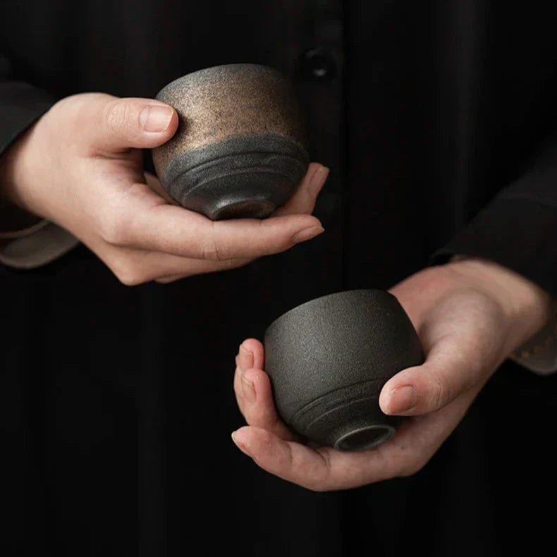 Virelle Maison - Tasses à espresso en céramique artisanale émaillée | Virelle Maison