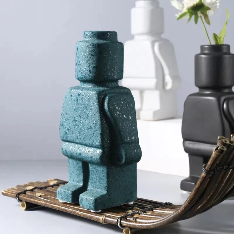 Virelle Maison - Vase décoratif en céramique au design ludique et minimaliste | Virelle Maison