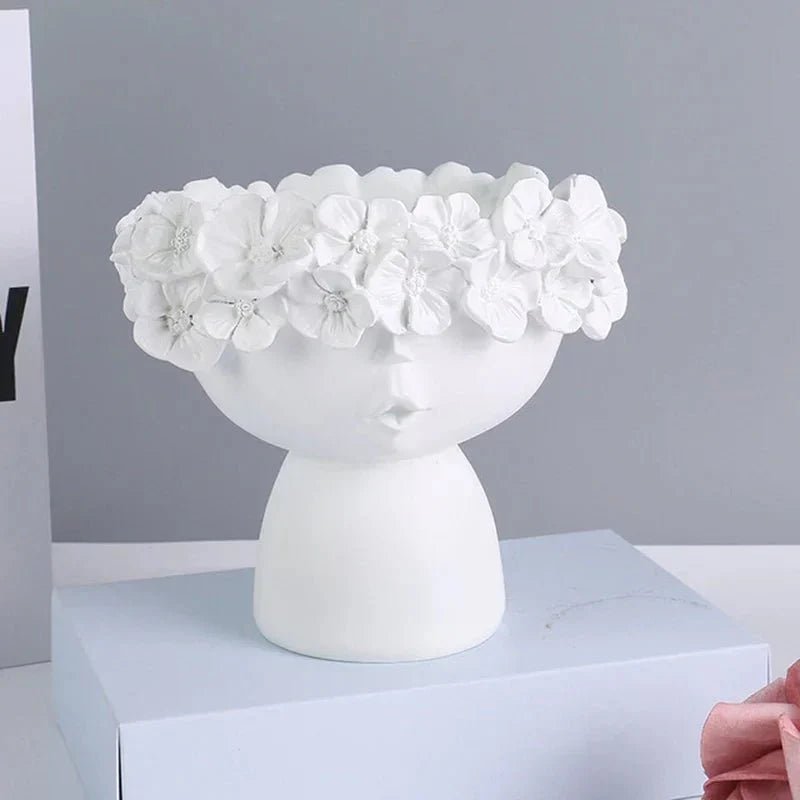 Virelle Maison - Vase décoratif en résine multifonctionnel mat | Virelle Maison