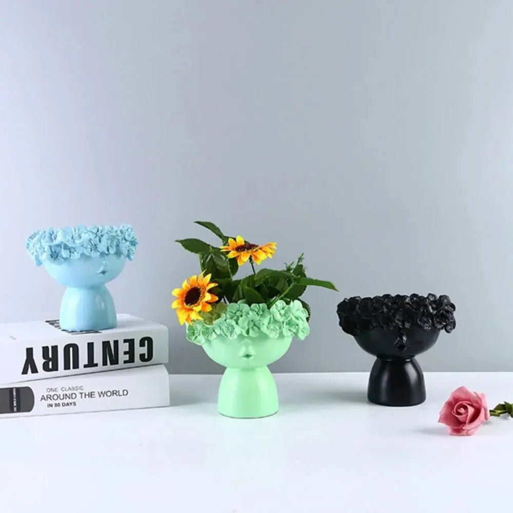 Virelle Maison - Vase décoratif en résine multifonctionnel mat | Virelle Maison