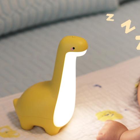 Virelle Maison - Veilleuse LED en silicone dinosaure avec cou long | Virelle Maison