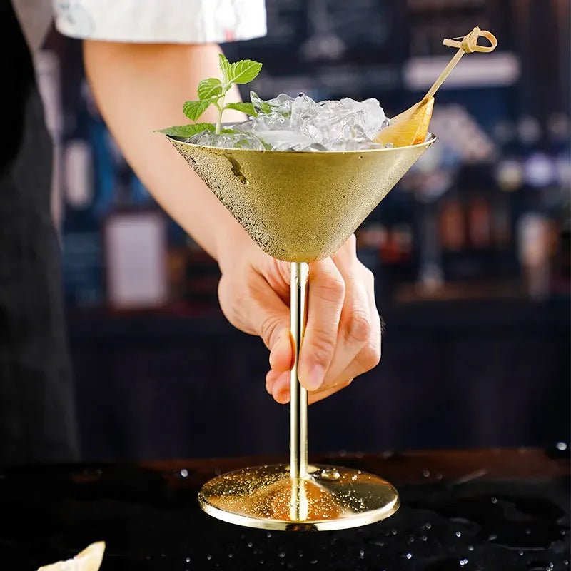 Virelle Maison - Verres à cocktail en inox à double paroi finition métal | Virelle Maison
