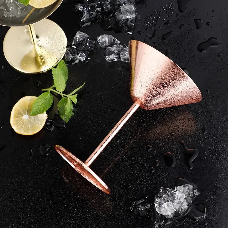Virelle Maison - Verres à cocktail en inox à double paroi finition métal | Virelle Maison