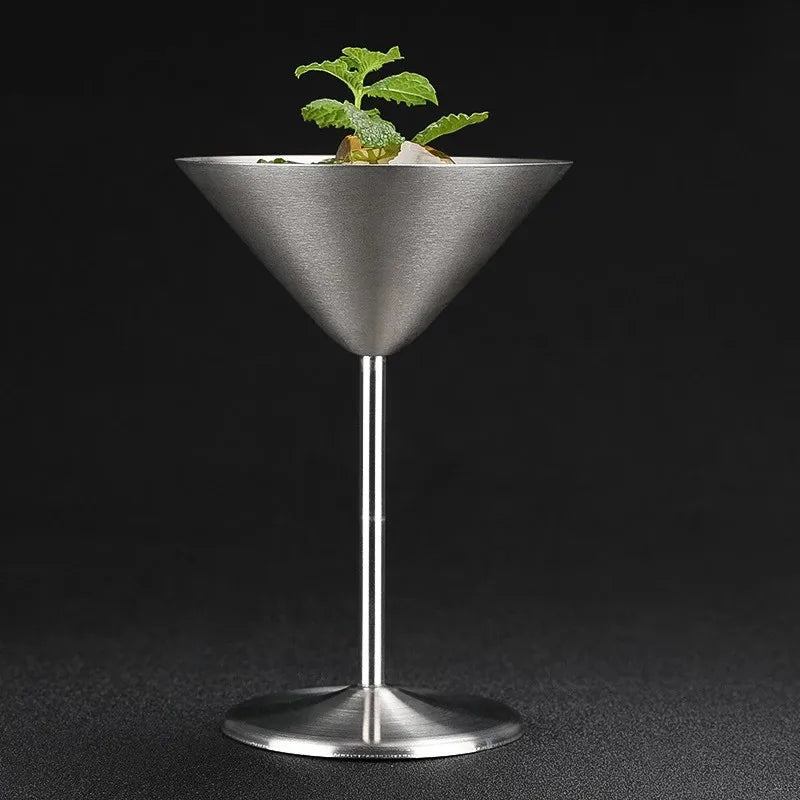 Virelle Maison - Verres à cocktail en inox à double paroi finition métal | Virelle Maison