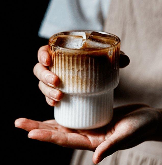 Virelle Maison - Verres à eau nervurés en verre borosilicaté | Virelle Maison
