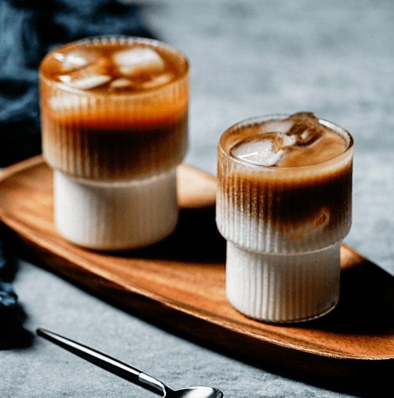 Virelle Maison - Verres à eau nervurés en verre borosilicaté | Virelle Maison