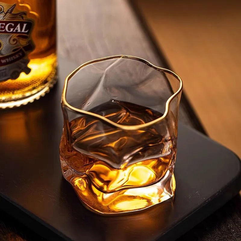 Virelle Maison - Verres à whisky en verre texturé soufflé à la main | Virelle Maison