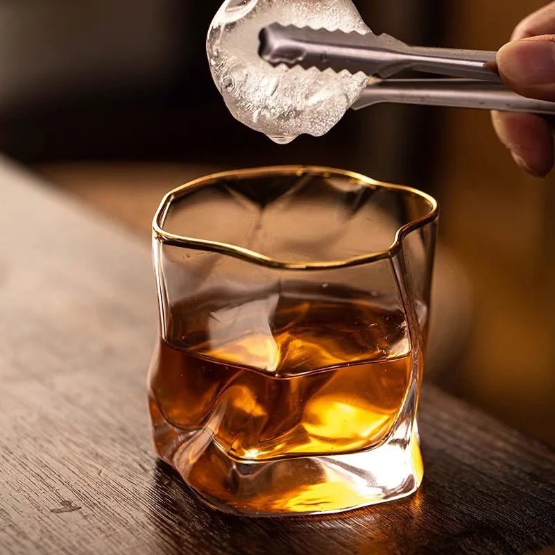 Virelle Maison - Verres à whisky en verre texturé soufflé à la main | Virelle Maison